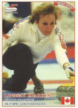 1993 Ice Hot International #44 Lindsay Sparks Front